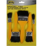 Platte Kwasten Set 5 Delig