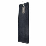 Asbri Trifold Golf Towel Black