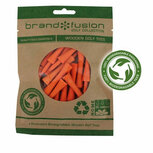 Brand Fusion Biodegradable Wooden Golf Tees 67mm 15 pack