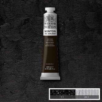 Winton Olieverf 200ML Ivory Black nr24 331