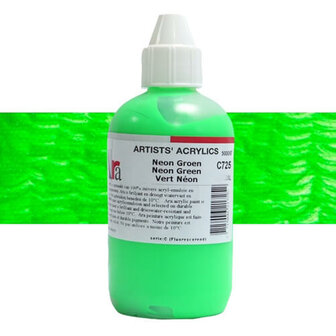 ARA Artist Acrylverf Neon Set 6x100ml Groen