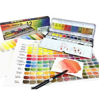 Daniel Smith Standard Watercolour Set 12 HP extra fine