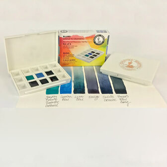 Daniel Smith Blues Watercolour Set 6 HP 2