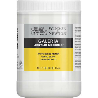 Winsor &amp; Newton Galeria Acrylic White Gesso Primer 1 Liter