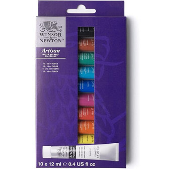 Winsor &amp; Newton Artisan Water Mixable Oil Colour 10x12ml