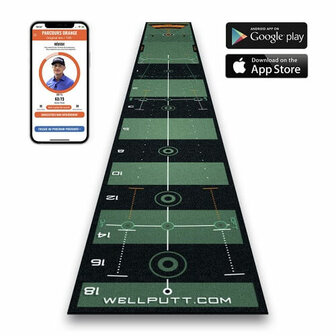 Wellputt Putting Mat Classic 4 meter 2