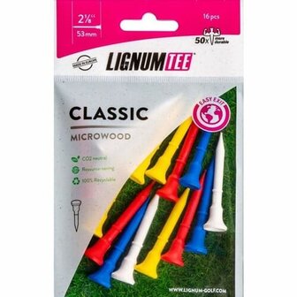 Lignum Classic Tees 53mm Color Mix