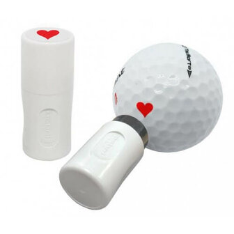 Asbri Golf Ball Stamp Ballmarker Heart