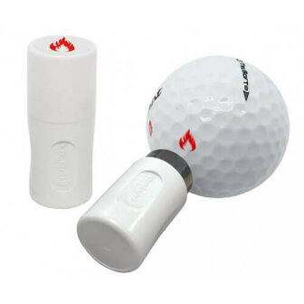 Asbri Golf Ball Stamp Ballmarker Flame