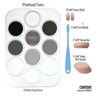 PanPastel Grey Scale Set 7 Pans A
