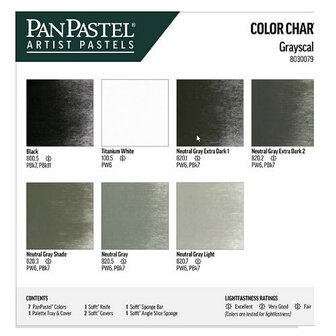 PanPastel Grey Scale Set 7 Pans B