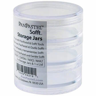 PanPastel Storage Jars 3 pcs 1 Lid