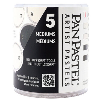 PanPastel Medium Set 5 Pans