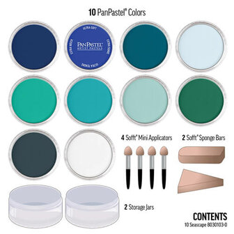 PanPastel Seascape Set 10 Pans A