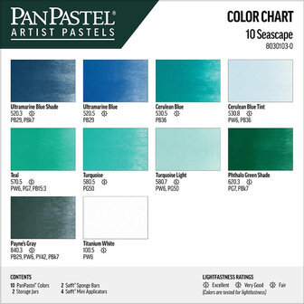 PanPastel Seascape Set 10 Pans C