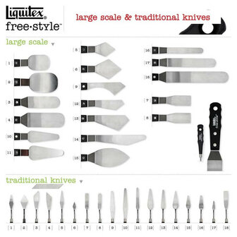 Liquitex Freestyle Large Palette Knife no3 B