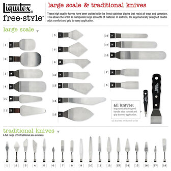 Liquitex Freestyle Large Palette Knife no14 C