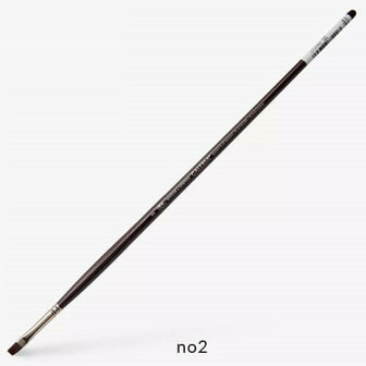 Winsor &amp; Newton Galeria Acrylic Brush Short Flat no2 A