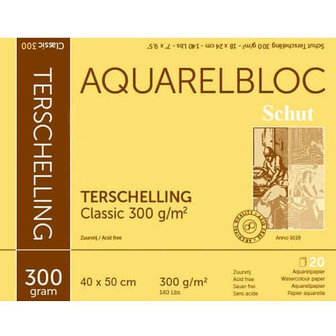 Schut Terschelling Classic Aquarelblok 300gram 40x50