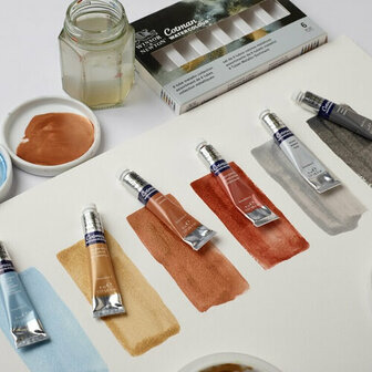 Winsor &amp; Newton Cotman 6 Tubes Metallic Collection 6x8ml 3