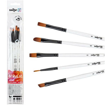 Darwi Acrylverf Penselen Set Fine 1