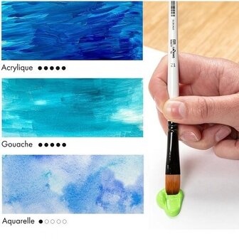 Darwi Acrylverf Penselen Set Fine 2 C