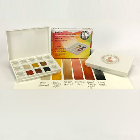 Daniel Smith Earth Watercolour Set 6 HP 2