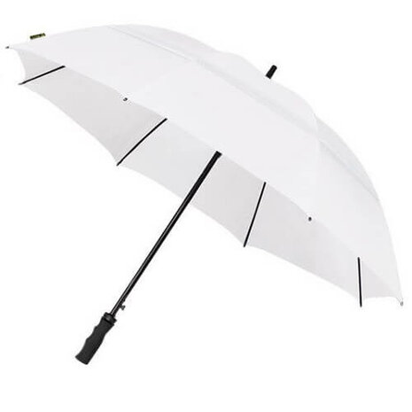 Milieuvriendelijke Double Canopy Paraplu Wit