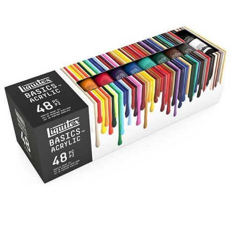 Liquitex Basics Acrylic Colour Set 48x22ML