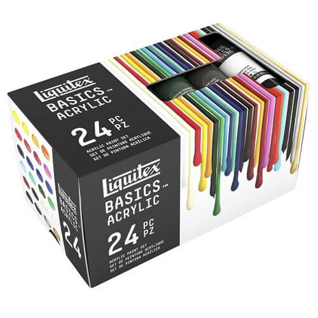 Liquitex Basics Acrylic Colour Set 24x22ML