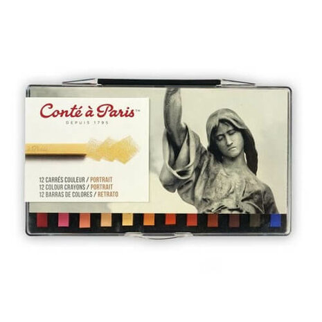 Conté à Paris Sketching Pastelkrijt Set Portrait