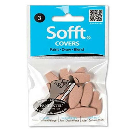 PanPastel Sofft Tools Set Covers Oval No3 10 pcs