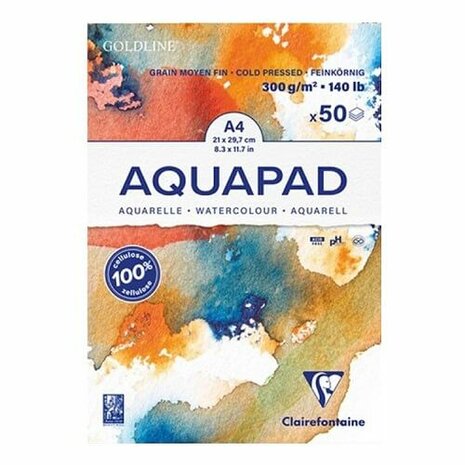 Clairefontaine Goldline Aquarelpad 300 grams A4
