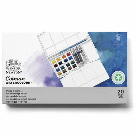 Winsor & Newton Cotman Painting Plus Set 16HP 3 Tubes