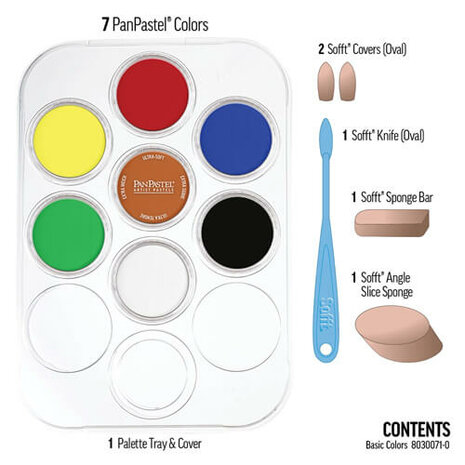 PanPastel Basic Colours Set 7 Pans A