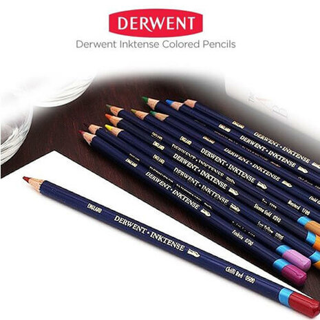 Derwent Inktense Woodbox Potloden 72 delige set 5