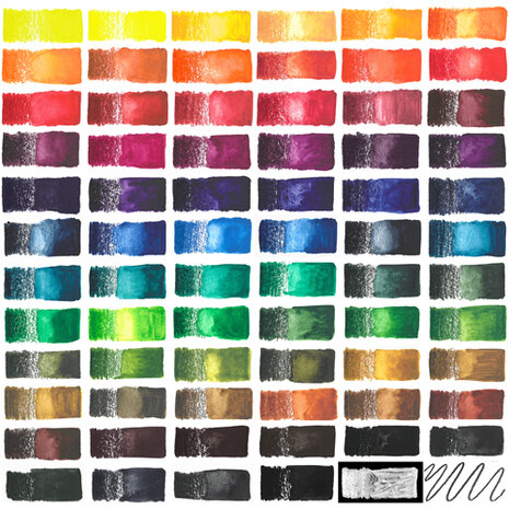 Derwent Inktense Woodbox Potloden 72 delige set 6