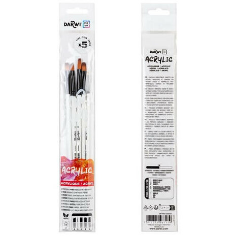 Darwi Acrylverf Penselen Set Fine 1 D