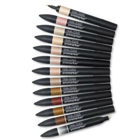 Winsor & Newton Promarker Set Skin Tones 13pcs 2
