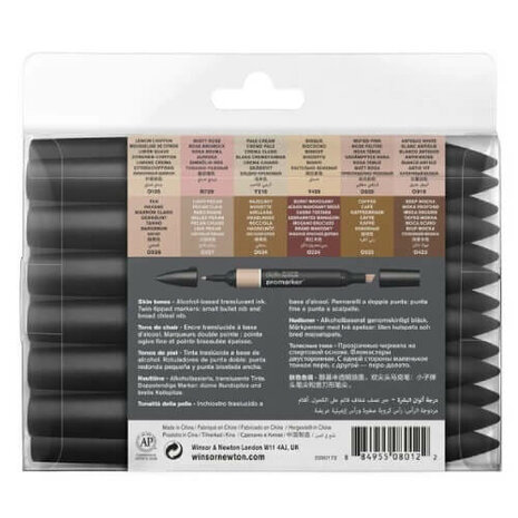 Winsor & Newton Promarker Set Skin Tones 13pcs 4