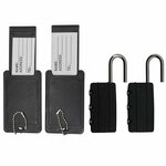 Cijferslot Set met Bagagelabel 2x