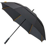 Luxe Automatische Double Canopy Storm Paraplu Zwart Luxe Automatische Double Canopy Storm Paraplu Zwart