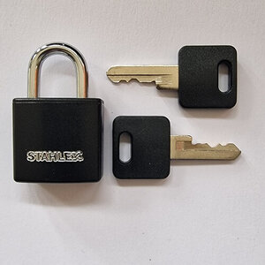 Reistas Hangslot Stahlex 20mm Zwart